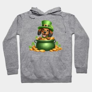 St Patricks Day Dachshund Dog Hoodie